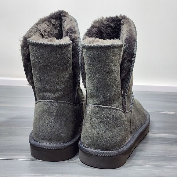 Style & Co Suede Boots 9M Gray Teenyy Cold Weather Booties - Picture 5 of 10